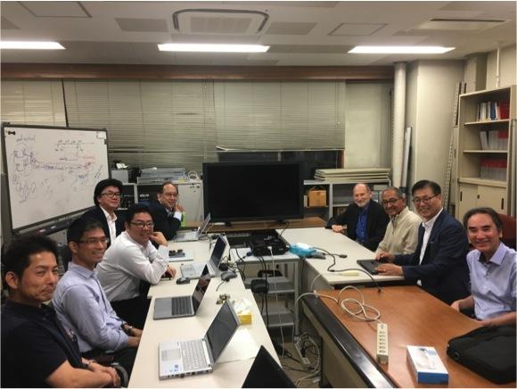 CCNY engineering and computer science professors at Kyutech Institute in Japan