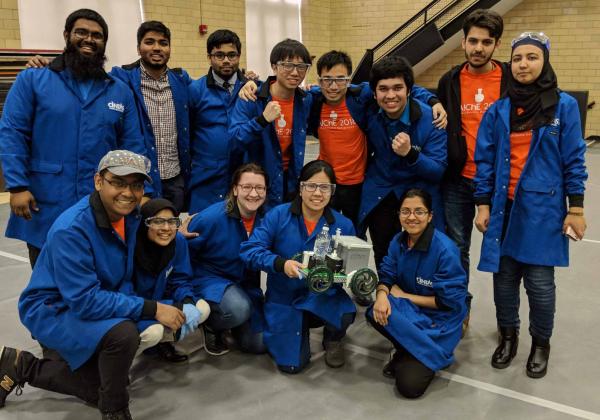 CCNY winning Chem-E-Car team