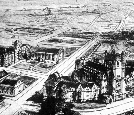 CCNY Early 20th Century Site Plan Drawing