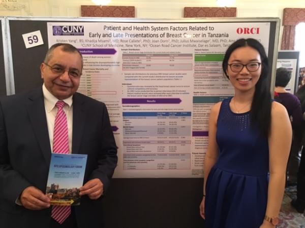 Kristen Yang with Dr. Soliman