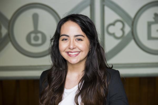 CCNY student Monica Martinez-Raga is one of the CUNY Service Corps-PR students helping with hurricane recovery efforts.