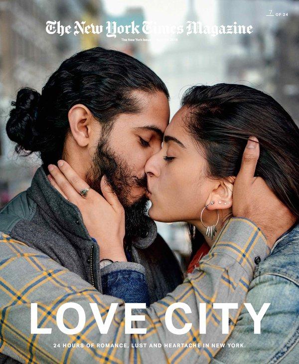New York Times magazine Love City cover
