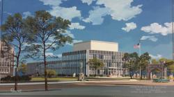 Administration Building Concept Drawing