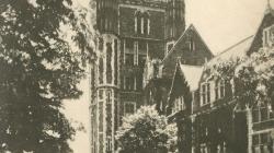 Old photo of Shepard Hall