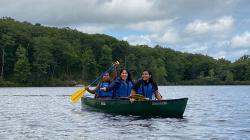Kayaking on Breakneck Pond