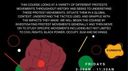BLST 31513 - Protest Movements in the US