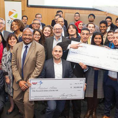 Zahn 2016 entrepreneurship competition winners at CCNY