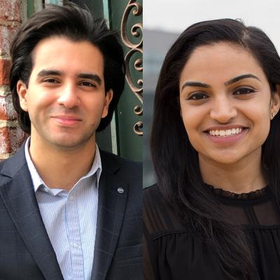 CCNY Class of 2020 Valedictorian Sabastian Hajtovic and Salutatorian Isabella Joseph