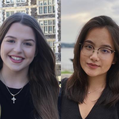 2021 Eisenhower Fellows Karissa Collins and Huan Ying Zhang