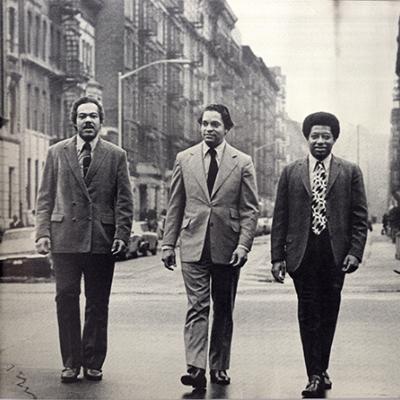 Leadership of the Architects' Renewal Committee in Harlem, which was recognized as one of the Nations first Community Design Centers. Co-Founder and Executive DirectorJ.Max Bond Jr. (left), ARCH 67'- 69', with architects Donald Ryder and Nathan Smith, ca. 1969.