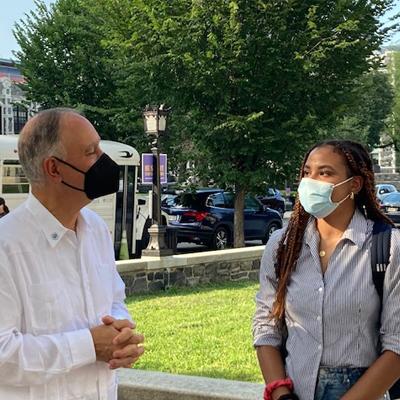 Chancellor and CCNY senior FACEBOOK