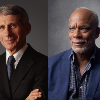 Anthony Fauci and Stanley Nelson_2022 CCNY Honorary Degree Recipients