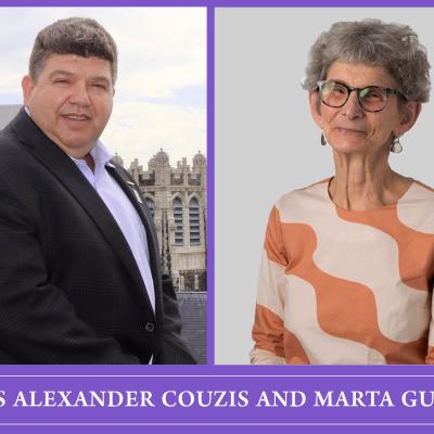 Deans Alexander Couzis and Marta Gutman