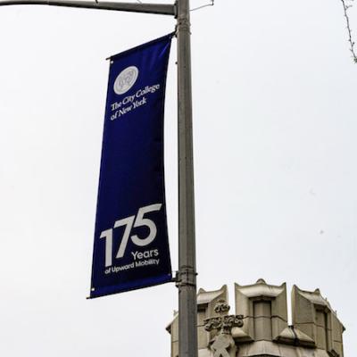 CCNY's 175th Anniversary Flag