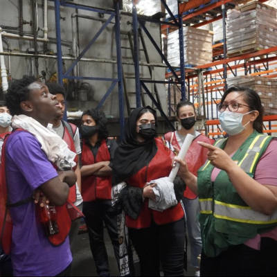 Rangel Initiative students on a field visit