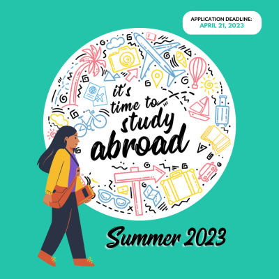 It is time to study abroad