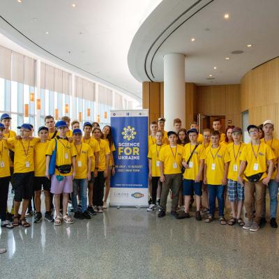 "Science for Ukraine" participants at CCNY, July-August 2023