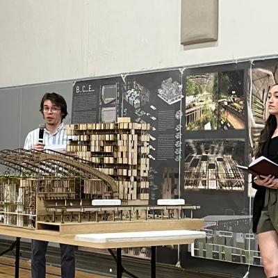 Kingsbridge Armory reimagination by Spitzer architecture students