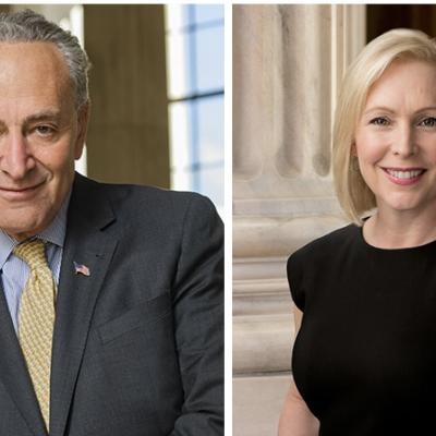 NY Senators Chuck Schumer & Kirsten Gillibrand