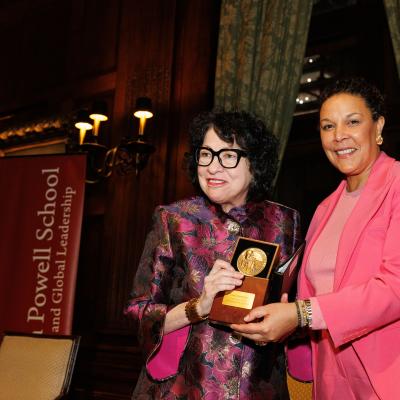 Sonia Sotomayor and Linda Powell