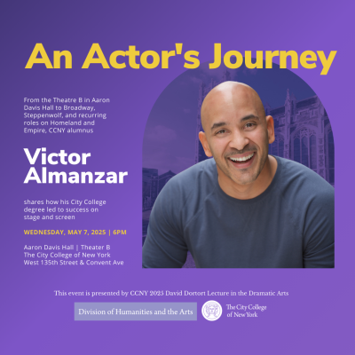 Actor & Alumnus Victor Almanzar delivers  2025 Dortort Lecture. 