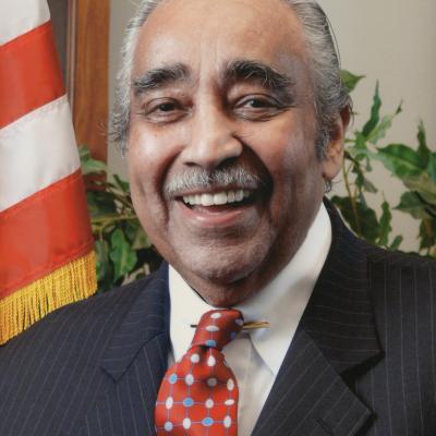 Former United States Congressman Charles B. Rangel,