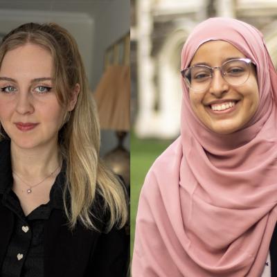CCNY’s 2025 Salk Scholars, from left: Janice Rateshwar, Beliz Kayis, Sameah Algharazi and Abiola D. Laguda.
