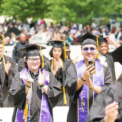 CCNY students at commencement