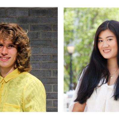 Abram Morris and Victoria Lu