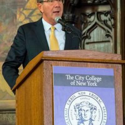 Ashton Carter at CCNY