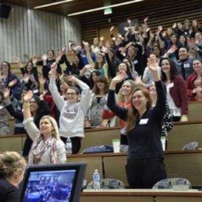 Conference of Undergrad Women in Physics group photo