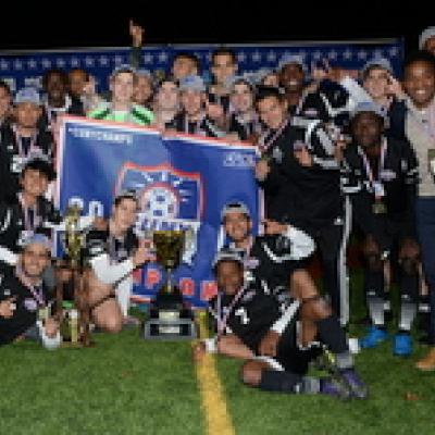 CCNY men's soccer team wins 2015 cunyac title