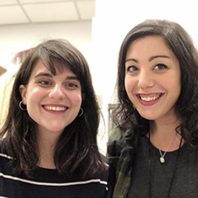 Lauren Malave and Julia Castello of City College