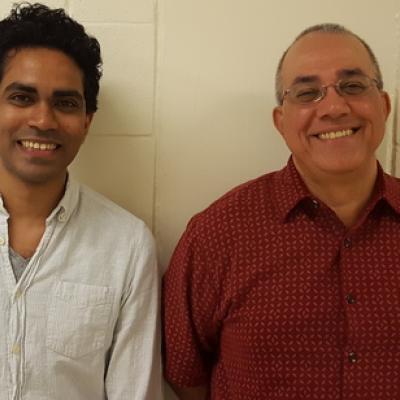 Mahesh Lakshman and Hari Akula HIV research team
