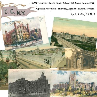 CCNY vintage postcard exhibit