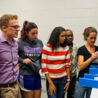 STEM students at CCNY