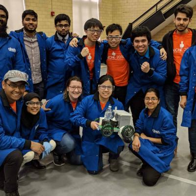 CCNY winning Chem-E-Car team