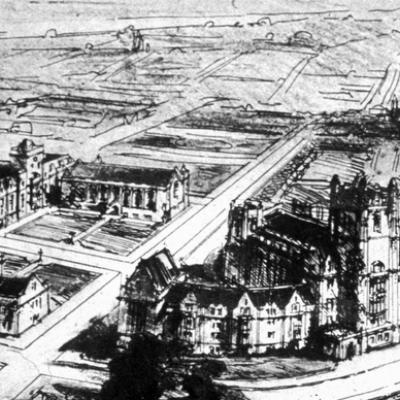 CCNY Early 20th Century  Site Plan Drawing