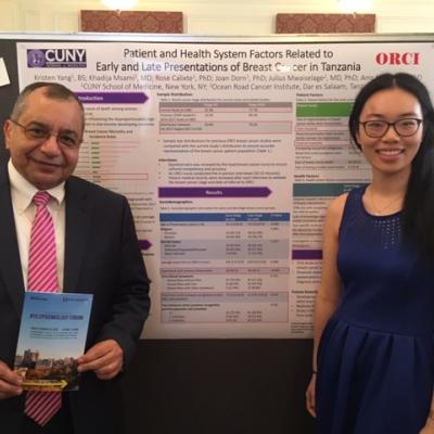 Kristen Yang with Dr. Soliman