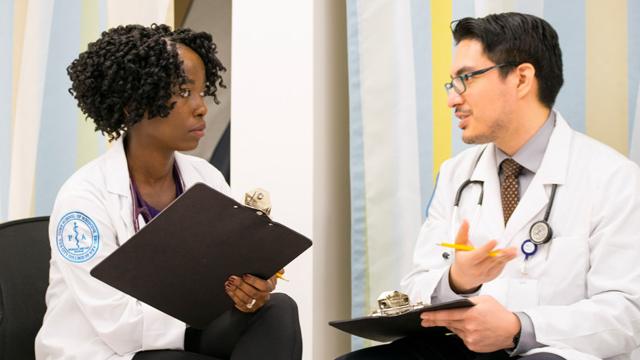 Students in the CUNY School of Medicine's Physician Assistant Program.