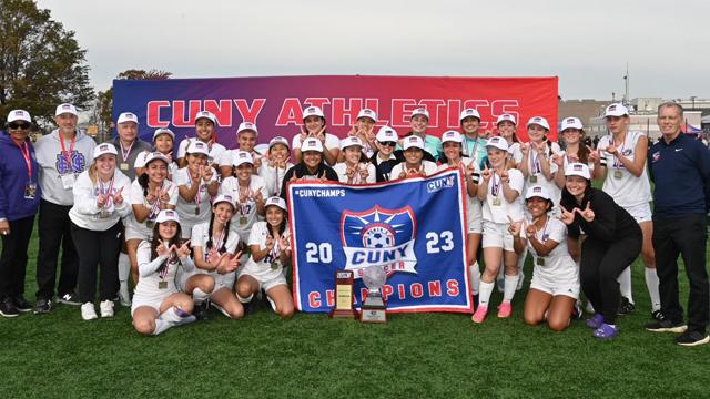 CCNY Women's Soccer Captures 2023 CUNYAC Championship